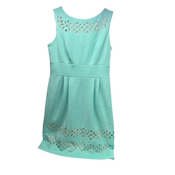 ➕Sangria Mint Green Sleeveless Dress with cut out design - Picture 8 of 11